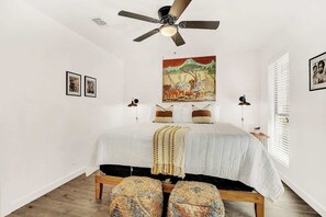 2 bedrooms, iron/ironing board, free WiFi, bed sheets