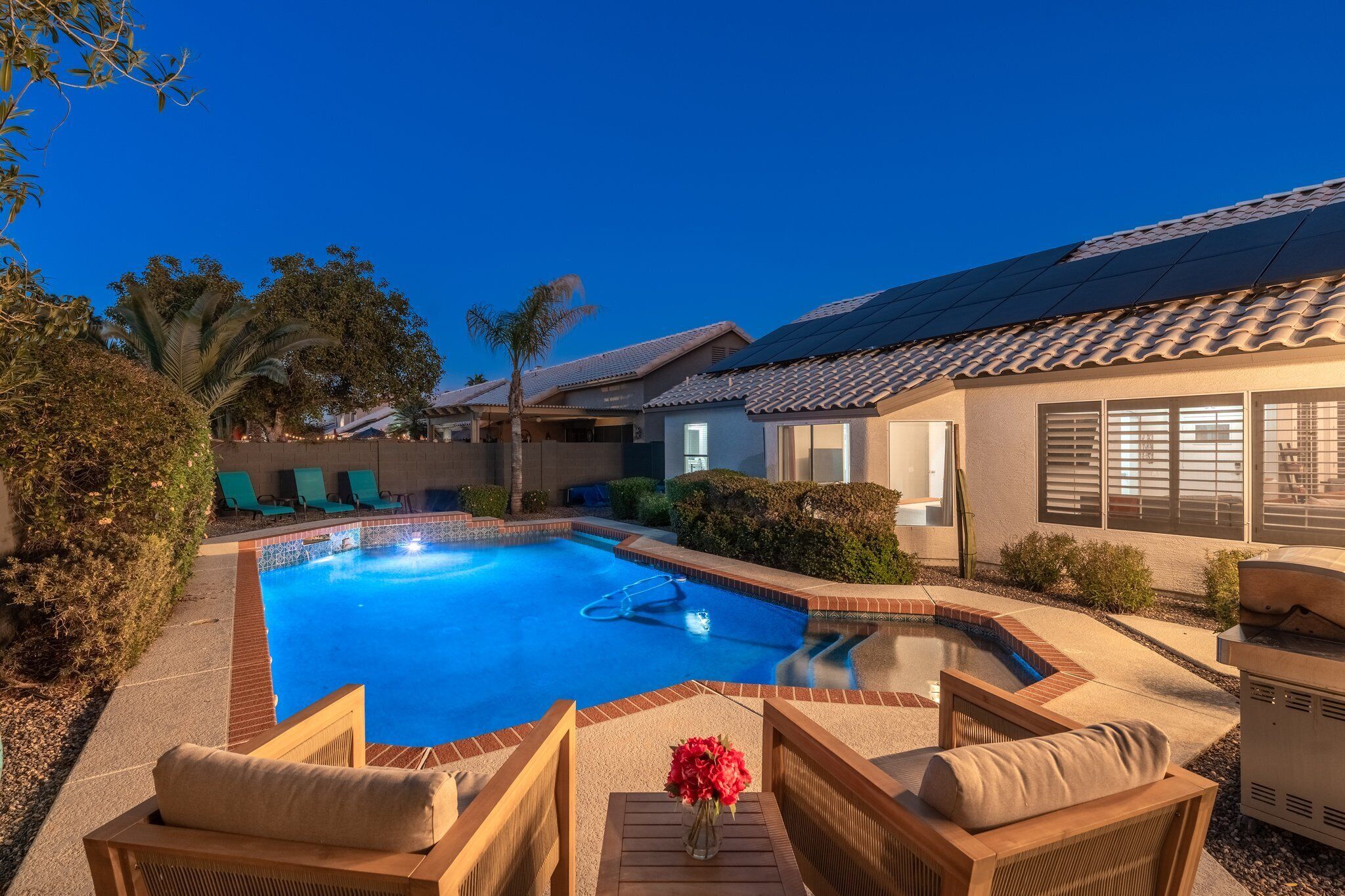 Private Backyard Retreat! Pool & Hot Tub! Arcades