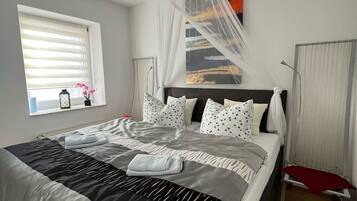 1 Schlafzimmer, Bügeleisen/Bügelbrett, kostenloses WLAN, Bettwäsche