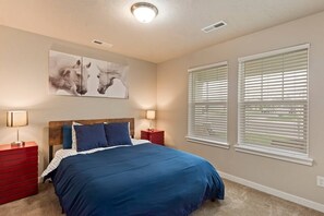 4 bedrooms, iron/ironing board, travel cot, free WiFi