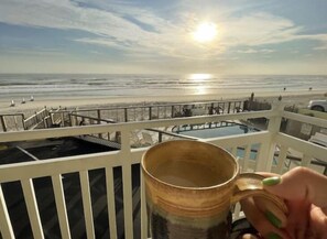 Property grounds - Oceanfront Studio - “also can’t get closer to the beach” View, comfy and clean!  (Ormond Beach)
