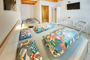 1 室のベッドルーム、WiFi、ベッドシーツ