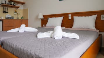 Apartment, 1 Queen Bed | 1 bedroom, iron/ironing board, free WiFi, bed sheets