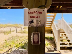 Property grounds - Experience oceanfront living at the spacious 5-bedroom Pilot House in Oak Island, NC. (Oak Island)