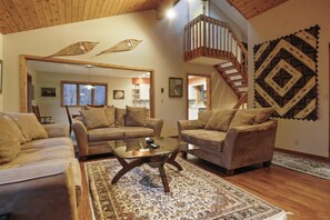 智能电视、壁炉、DVD 播放器