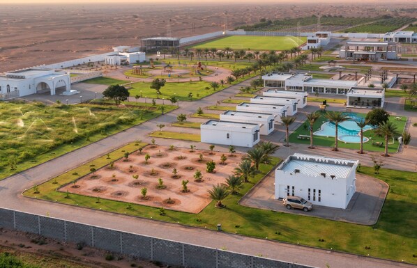 Blick von der Unterkunft