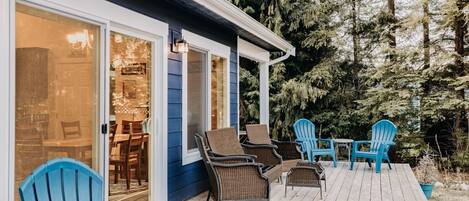 Cabin, 3 Bedrooms | Terrace/patio