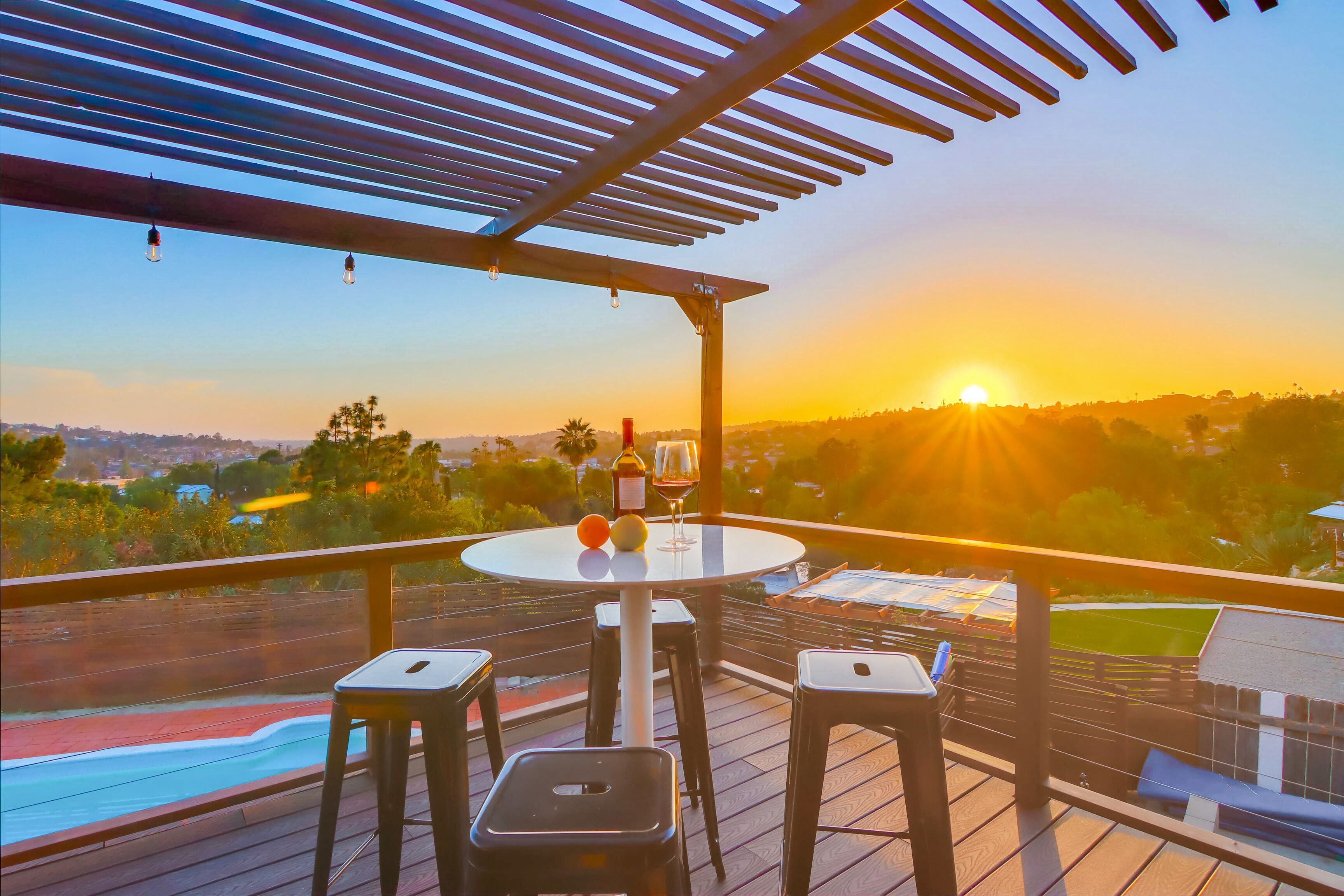 The Helix House | Pool & Mountain Views