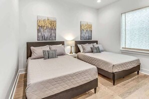 4 bedrooms, iron/ironing board, travel crib, WiFi