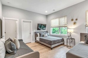 4 bedrooms, iron/ironing board, travel crib, WiFi