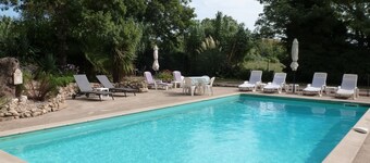 Gite1 T3 with swimming pool in the heart of the vineyards