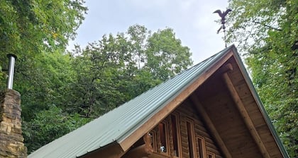 Log Cabin next to the Mississippi River