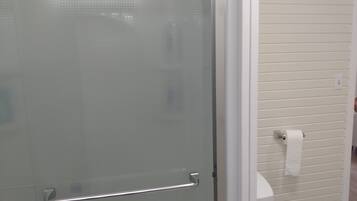 Combined shower/bathtub