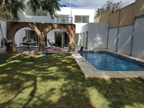 Una piscina riscaldata