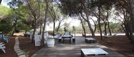 Appartamento, 1 camera da letto, fumatori, patio | Parco della struttura