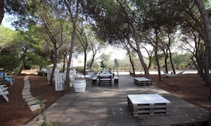 Apartment, 1 Schlafzimmer, Raucher, Terrasse | Unterkunftsgelände