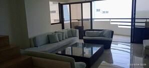 Apartment, 3 Bedrooms, Smoking, Balcony | Living room - Modern Duplex Balcony Sea View Mr8 (Cartagena)