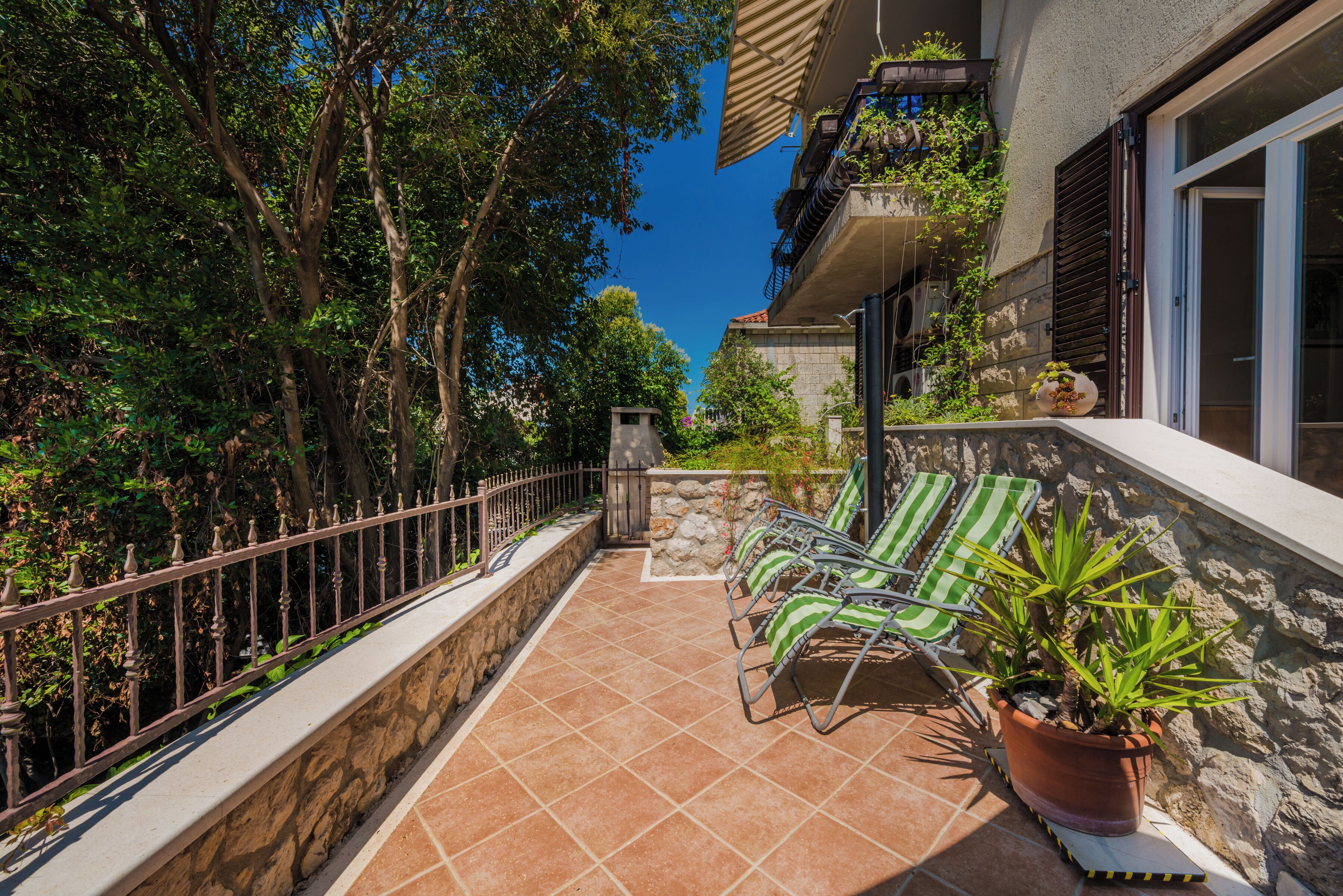 Appartement, 2 chambres, fumeurs, terrasse | Terrasse/Patio