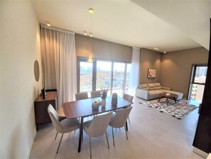 Apartment (1 Bedroom) | Living area | 0-cm plasma TV with satellite channels, TV - Stunning 1 Bedroom Balcony at Park View Dubai (Dubai)