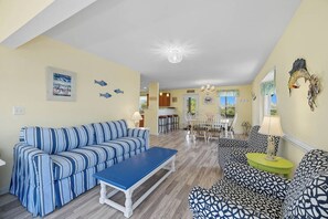 TV, foosball, table tennis - The Three Fish Inn | 1,110 ft. to the beach | Private Pool, Hot Tub (Duck)