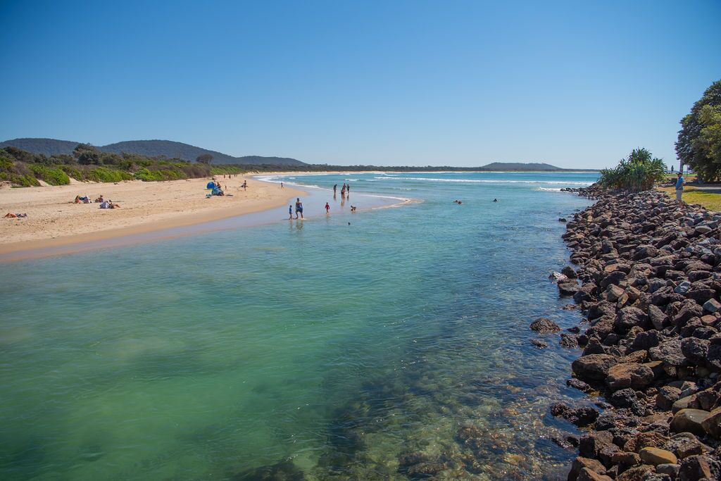 Beach nearby, sun-loungers