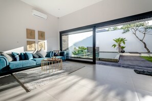 Vila, 2 kamar tidur, kolam renang pribadi | Area keluarga | TV