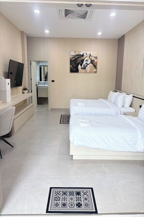 스튜디오 스위트 | 책상, 무료 WiFi, 침대 시트