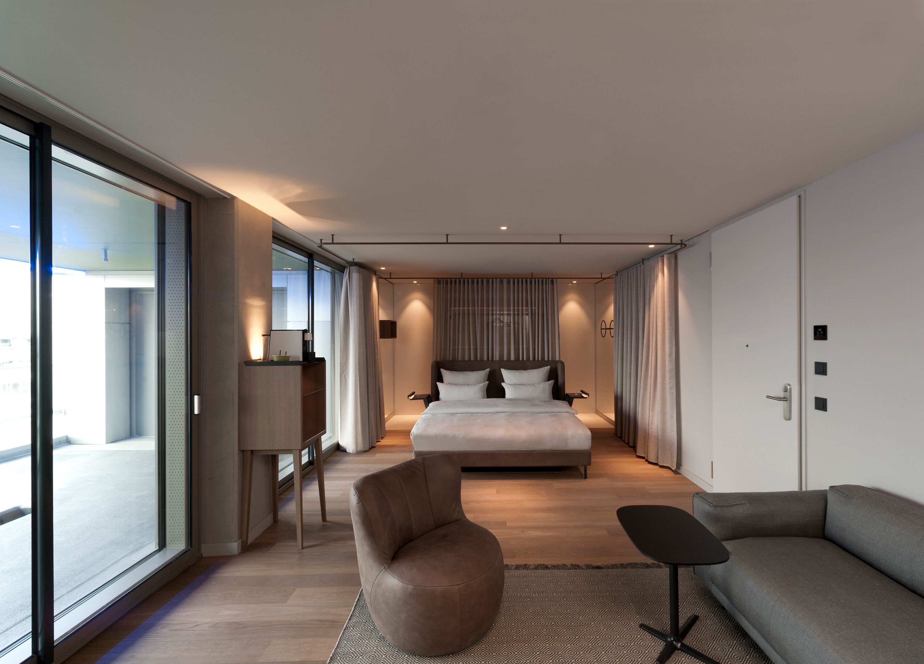 soundproofing, iron/ironing board, free wifi, bed sheets