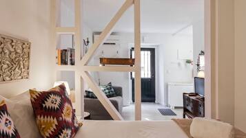 1 bedroom, desk, soundproofing, iron/ironing board