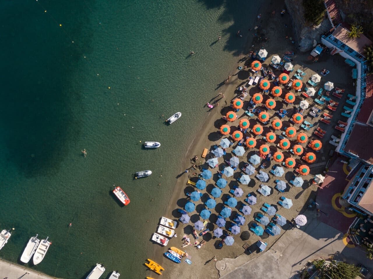 Beach nearby, beach towels