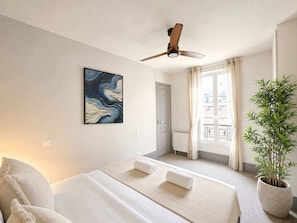 1 bedroom, iron/ironing board, travel crib, WiFi