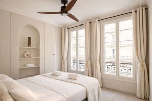 1 chambre, fer et planche à repasser, Wi-Fi, literie fournie