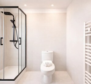 Shower, hair dryer, towels, soap - Montparnasse - Deluxe studio for 3 (Paris)