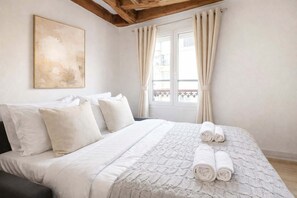 1 bedroom, iron/ironing board, travel crib, WiFi