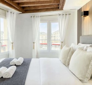 1 makuuhuone, silitysrauta/-lauta, vauvan matkasänky, Wi-Fi