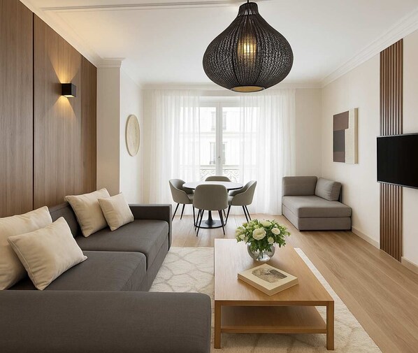 TV, offices - Arc de Triomphe stunning family flat (Paris)