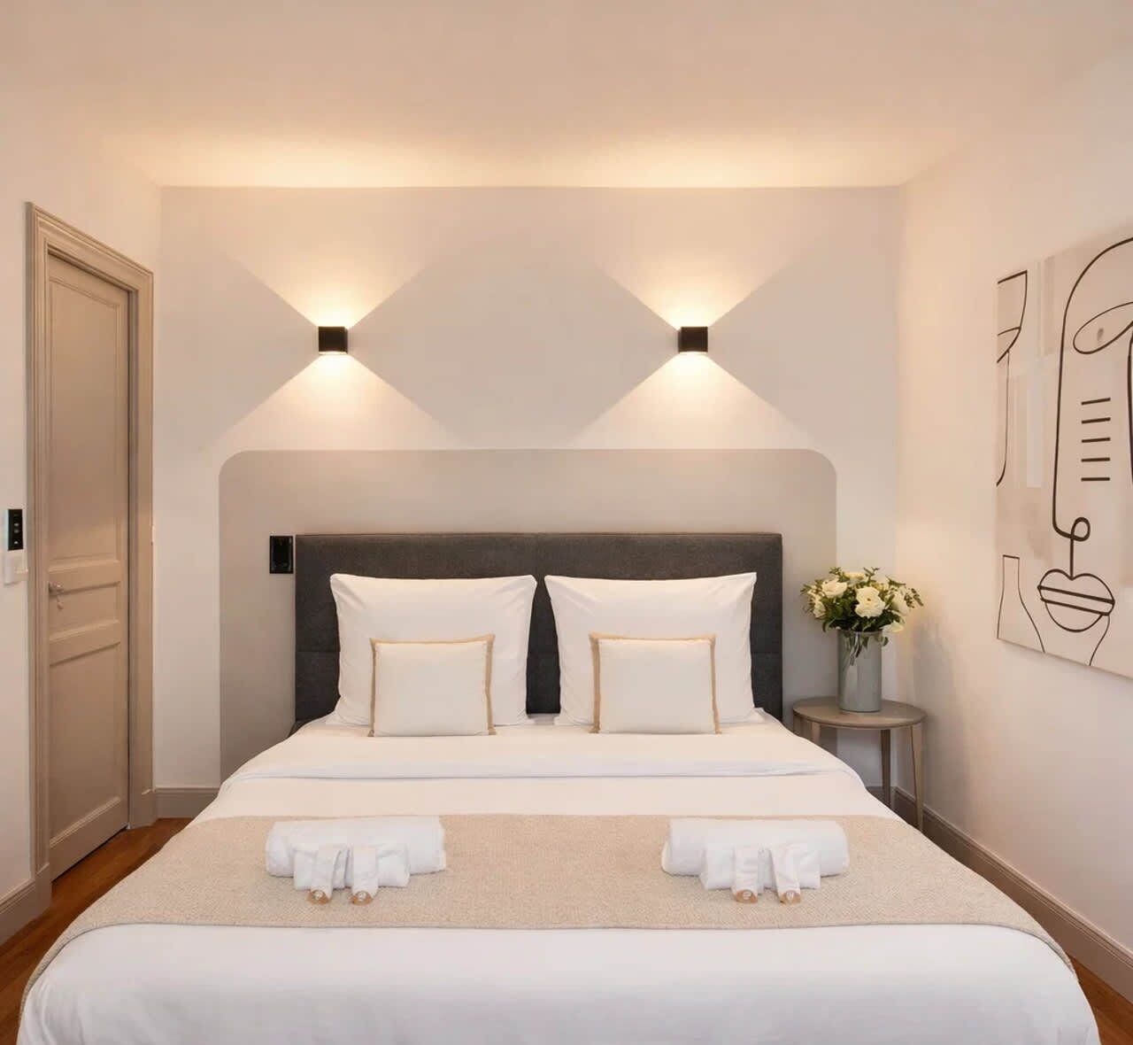 1 bedroom, iron/ironing board, travel crib, WiFi