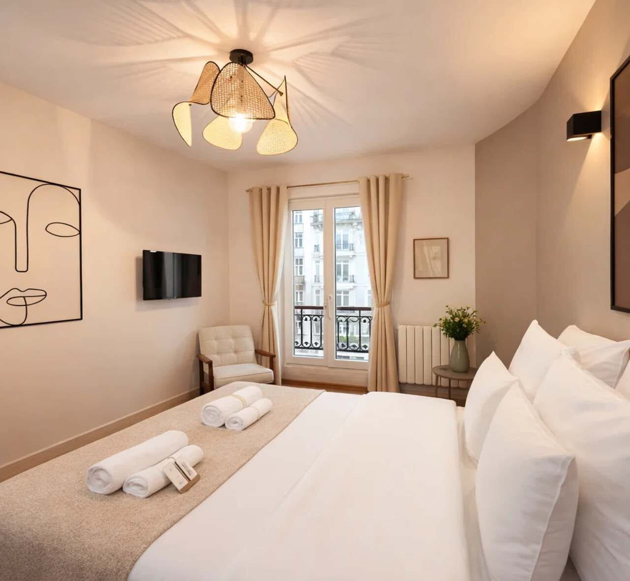 1 bedroom, iron/ironing board, travel cot, WiFi