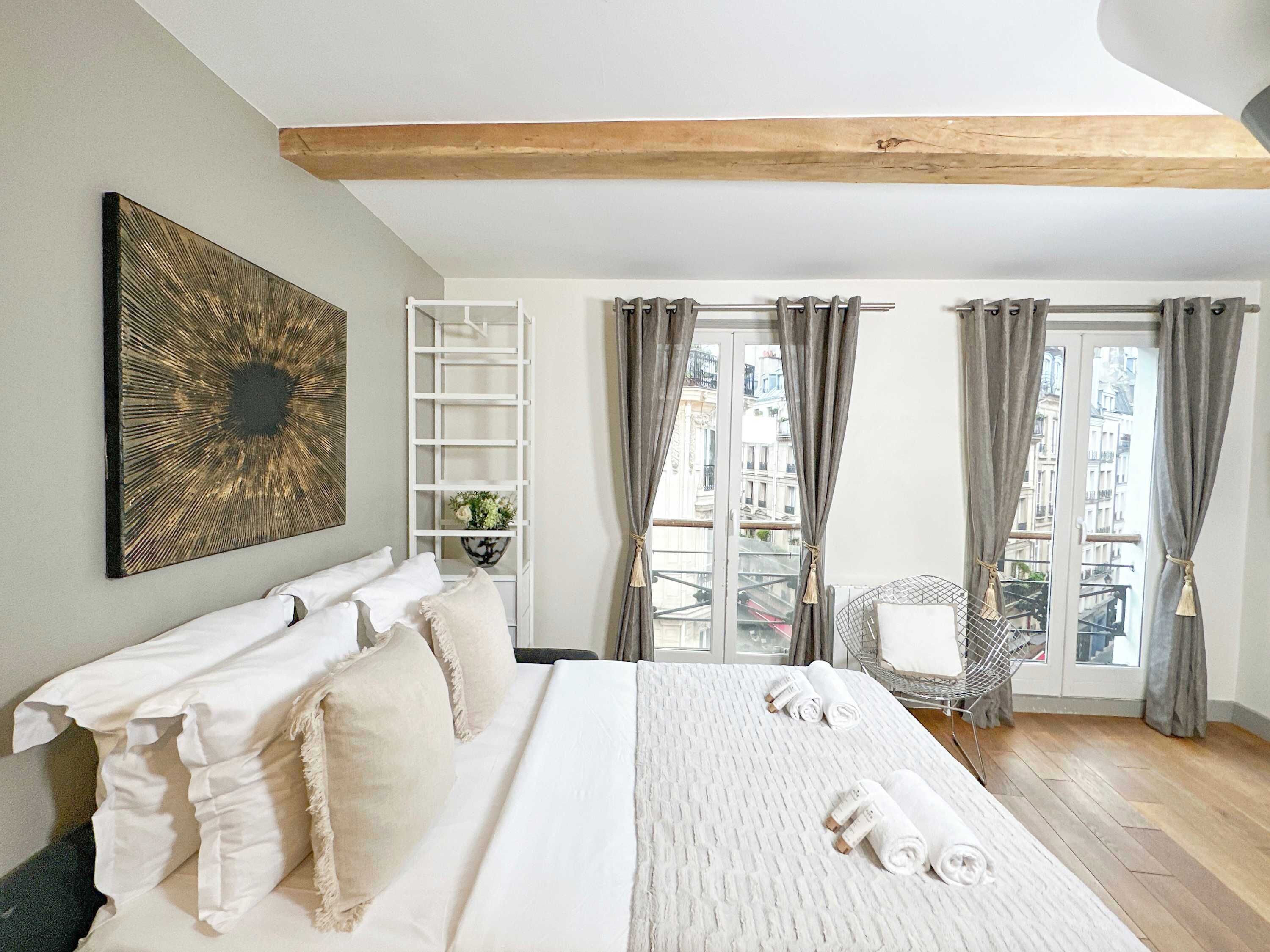 1 bedroom, iron/ironing board, travel crib, WiFi