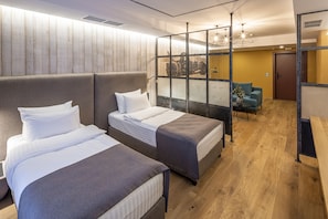 Suite familiale | 1 chambre, literie hypoallergénique, minibar, coffre-fort