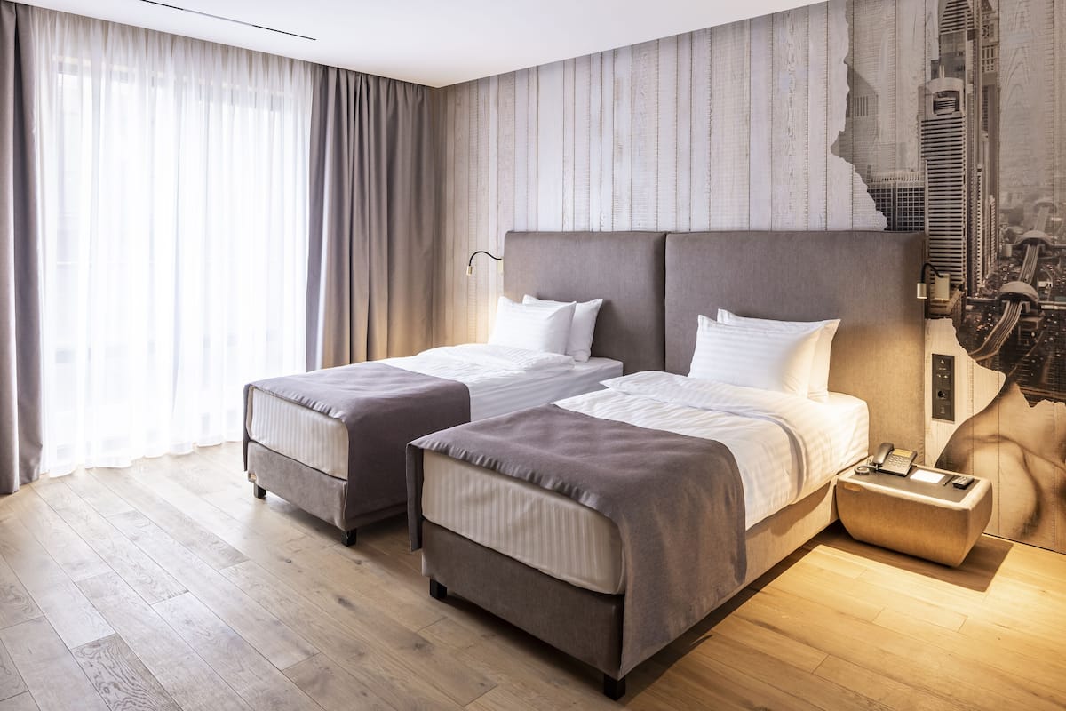 1 slaapkamer, hypoallergeen beddengoed, een minibar