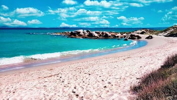 Private beach