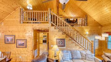 Smart-tv, een open haard en videospelletjes