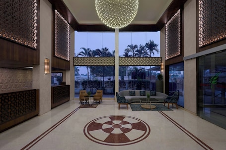 Lobby lounge. The Fern Residency Hubballi, Series by Marriott