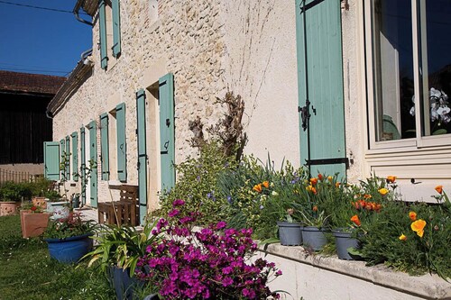 Beautiful stone house with swimming pool in a protected nature setting