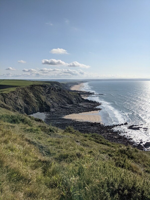 Beach nearby - Spacious and Characterful 3 bedroom Detached Barn Conversion close to coast. (Hartland)