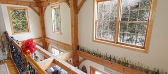 Secluded, Cozy Cabin on 10 Acres of Woods ~16 mi to Slopes & Pet Friendly!