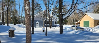 Sand Lake cottage - lake views, sunsets, easy snowmobile and ATV trail access