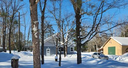 Sand Lake cottage - lake views, sunsets, easy snowmobile and ATV trail access