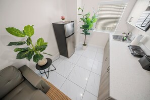 Superior Queen Studio w/ Kitchen & Sofa Bed | Coffee and/or coffee maker